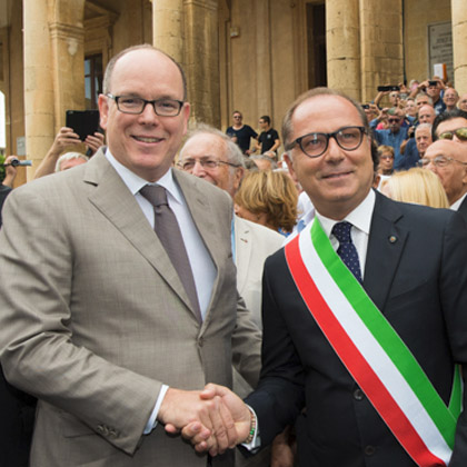 Déplacement de S.A.S. le Prince Albert II en Sicile