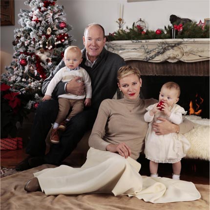 Voeux de LL.AA.SS. le Prince Albert et la Princesse Charlene ainsi que leurs enfants
