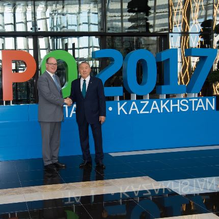 Déplacement au Kazakhstan pour l'Exposition internationale 2017