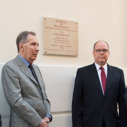Hommage aux résistants René Borghini et Esther Poggio