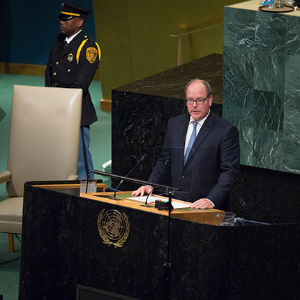 S.A.S. le Prince Albert II à l’ONU