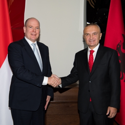 Visite officielle de S.A.S. le Prince Albert II en Albanie 