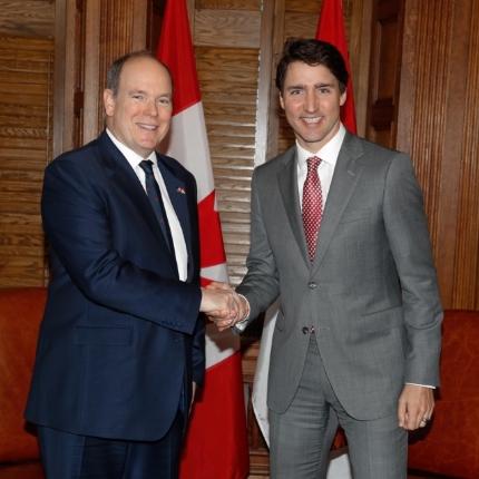 Visite de S.A.S. le Prince au Canada