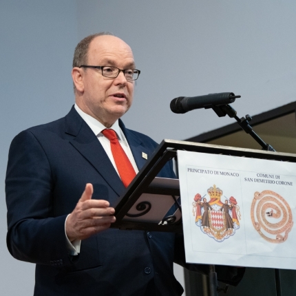 Visite de S.A.S. le Prince en Calabre