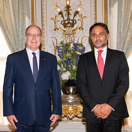 S.E. M. Giulio Alaimo, nouvel Ambassadeur Extraordinaire et Plénipotentiaire d’Italie en...