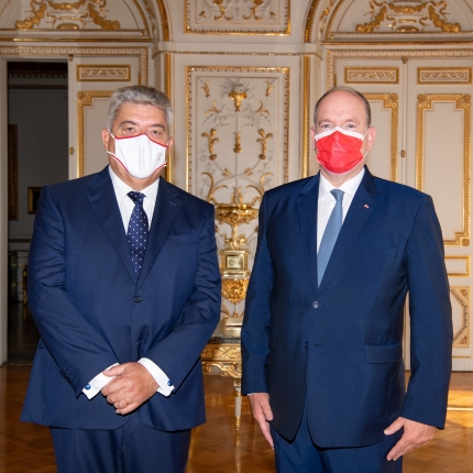Prestation de serment de S.E. M. Pierre Dartout, Ministre d’Etat