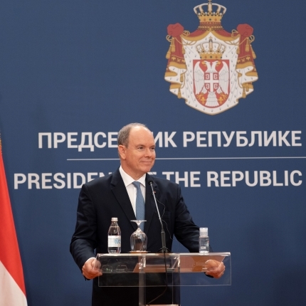 Visite officielle de S.A.S. le Prince Albert II en République de Serbie