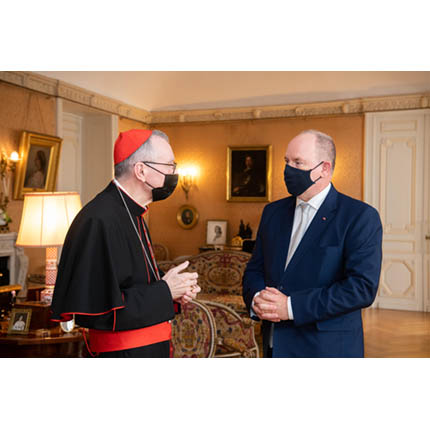 Visite du Cardinal Pietro Parolin