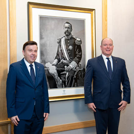 Hommage du Conseil National à son fondateur le Prince Albert Ier
