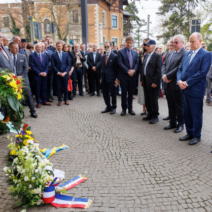 Commemorations of the 80th anniversary of the liberation of Leipzig