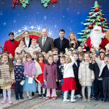 Christmas tree at the Prince's Palace