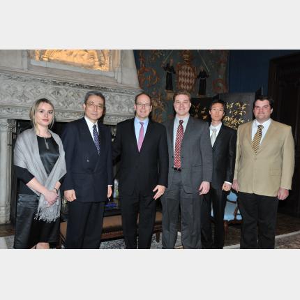 Partenariat Monaco – ITER : SAS le Prince Albert II a rencontré les cinq premiers lauréats...