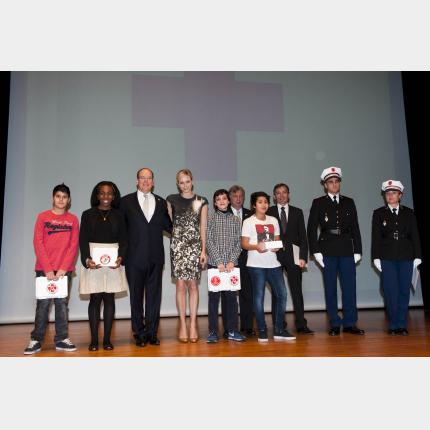 Remise annuelle des diplômes de la Croix-Rouge monégasque