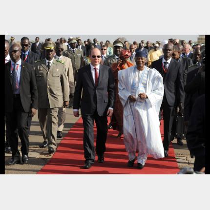 Trip by HSH the Prince to West Africa