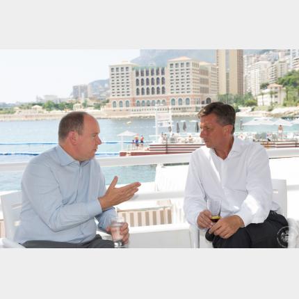 Visite de travail du Président de la République de Slovénie, M. Borut PAHOR, à Monaco