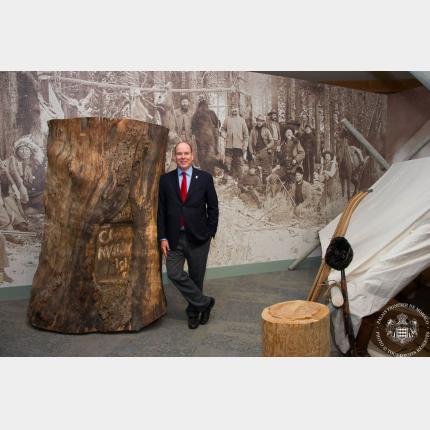 S.A.S. le Prince sur les traces de son trisaieul à Cody dans le Wyoming