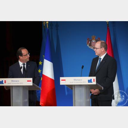 Visite officielle de M. François Hollande,  Président de la République française, en Principauté