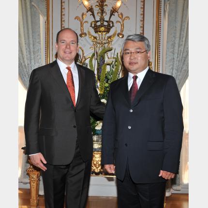 Remise des lettres de créance de S.E.M. Radnaabazar ALTANGEREL, Ambassadeur Extraordinaire et...